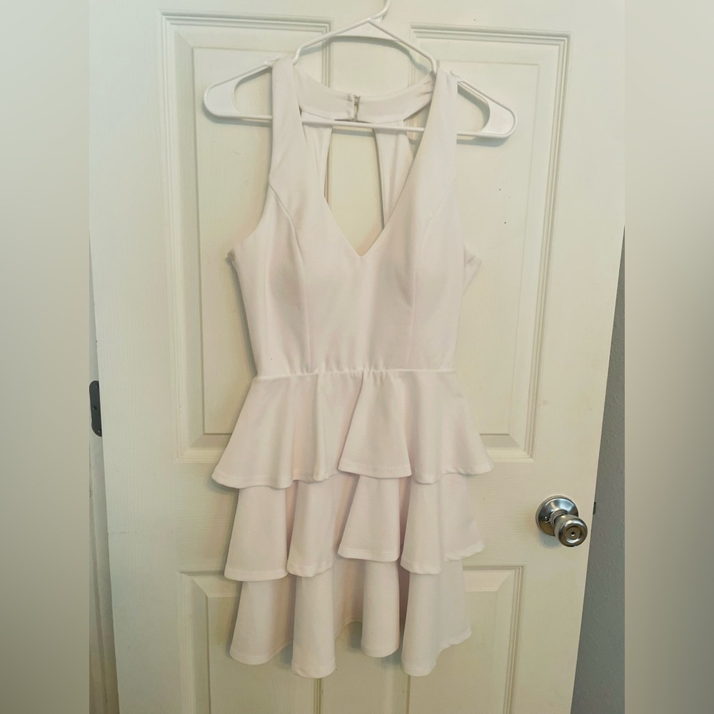 Altar'd State White Tiered Dress